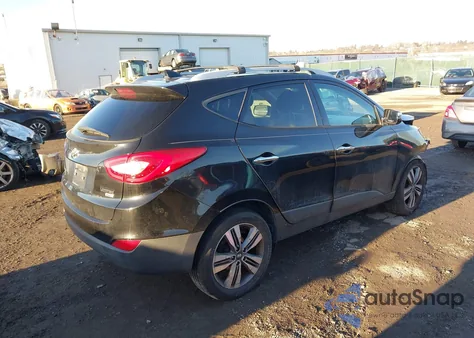 2015 Hyundai Tucson Limited from USA, damaged, VIN KM8JUCAGXFU066719